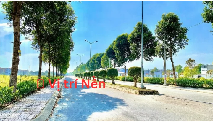 Bán nền thổ cư 110m2 có sổ hồng sẵn chuyển nhượng tên ngay, vị trí đối diện chợ thuận lợi kinh doanh