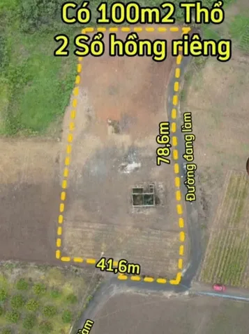 Bán Đất 3500m2 có sẵn 100 m2 thổ cư giá 3.6 tỷ tại - Chọn - Xã Láng Dài Huyện Đất Đỏ Bà Rịa - Vũng Tàu