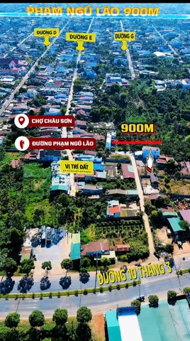 Bán Đất 174.6m2 có sẵn 70 m2 thổ cư giá 2.95 tỷ tại Xã Cư ÊBur Thành phố Buôn Ma Thuột Đắk Lắk