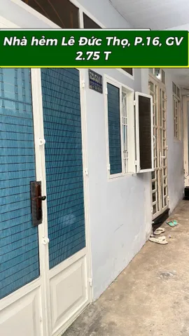 Nhà Lê Đức Thọ, P.16, Gò Vấp - 3 tầng, 2PN, 2WC - Giá 2,75 tỷ - Sổ hồng riêng