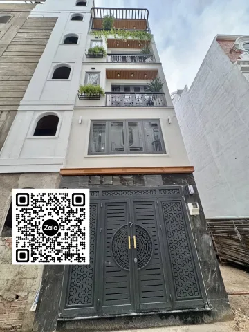 (Sát mặt tiền Phạm Văn Chiêu) Hẻm ô tô 1 chiều - 7.x tỷ - 45.6m² - Siêu phẩm 5 tầng đúc, Full nội thất, Khu cao tầng đồng bộ