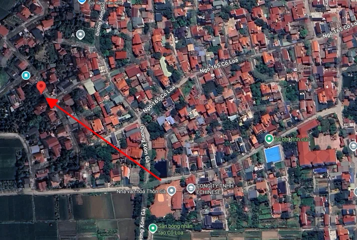 Bán đất Xóm Gà Cổ Loa 100m2 đường ô tô thông đẹp