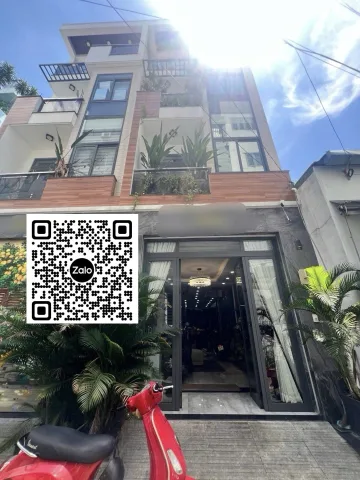 (Sát mặt tiền Quang Trung) Hẻm xe hơi 5m vào nhà - 9.x tỷ - 4x20m (77m²) - 4 Tầng đúc full nội thất cao cấp, Có phòng xông hơi thư giãn, Hướng Đông Nam cực mát