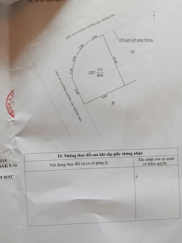 Bán Nhà riêng 83m2 có sẵn 83 m2 thổ cư giá 4.8 tỷ tại Phường Tự An Thành phố Buôn Ma Thuột Đắk Lắk