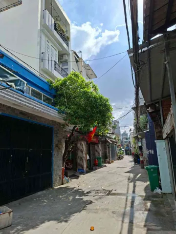 (Hẻm xe tải 5m - Xe hơi đỗ cửa) Trục Bùi Quang Là Phường 12 - 9.x tỷ - 5.25x23m (84.7m²) - Xác định bán đất tặng nhà cấp 4 có 4 phòng trọ, Khuôn đất ngang 5.25m lý tưởng xây CHDV dòng tiền khủng