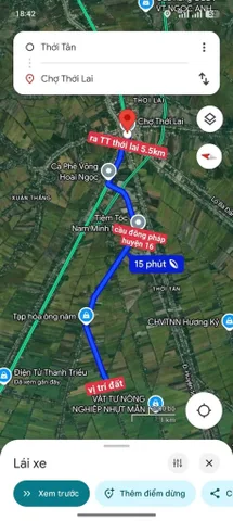 Bán Đất 100m2 có sẵn 100 m2 thổ cư giá 230 triệu tại Đường Tỉnh 922 Xã Thới Tân Huyện Thới Lai Cần Thơ