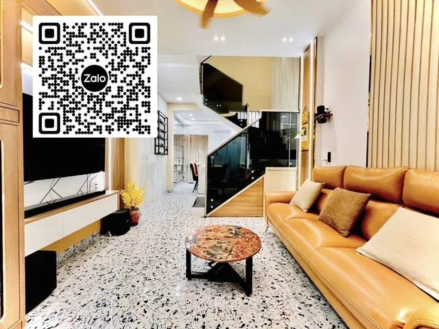 (Hẻm ô tô nhỏ tới nhà - Thiết kế lệch tầng hiện đại) Trục Đường Số 59 Phường 14 - 6.x tỷ - 3.6x12m (37m²) - 4 tầng công năng, Hướng Nam - Đông Nam mát mẻ, Tặng full nội thất cao cấp