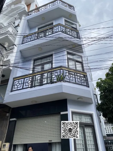 (Sát đường Phan Huy Ích) Hẻm ô tô 1 chiều - 8.x tỷ - 45m² - Nhà lô góc 2 mặt thoáng, Có thang máy xịn