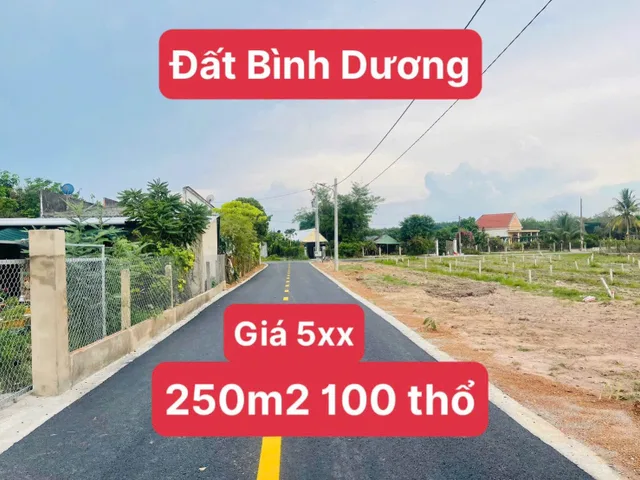 Chủ gộp bank bán gấp lô 5x45. Đường nhựa đẹp. Ngay Minh Thạnh- Dầu Tiếng