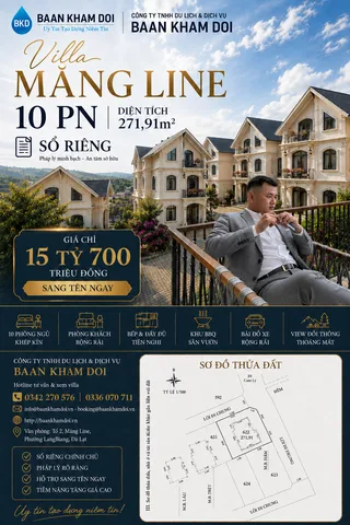 Bán Nhà riêng 272.9m2 giá 15.7 tỷ tại Đường cam ly - Chọn - Phường Lang Biang - Đà Lạt Lâm Đồng