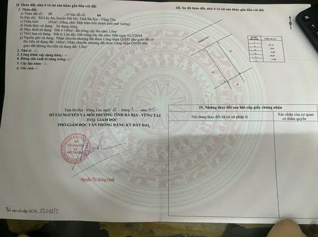 CHỦ KẸT TIỀN GỬI BÁN GẤP LÔ ĐẤT ven biển Lộc An - Mặt tiền đường nhựa, dân cư hiện hữu GIÁ