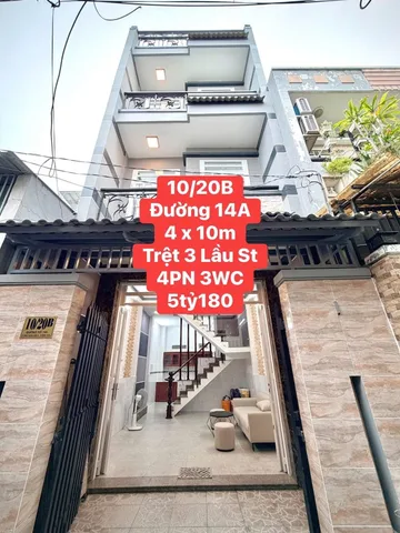 Bán Nhà riêng 40m2 có sẵn 40 m2 thổ cư giá 5.18 tỷ tại Đường Số 14A Phường Bình Hưng Hòa Quận Bình Tân TP. Hồ Chí Minh