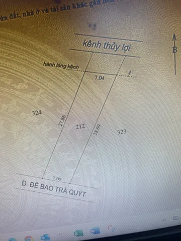 Bán Đất 193.4m2 giá 950 triệu tại Phường 7 Thành phố Sóc Trăng Sóc Trăng