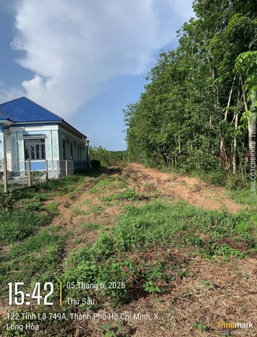 Chính chủ cần ra đi lô đất sào ở Long Hoà - Dầu Tiếng - Bình Dương. Giá siêu ưu đãi, gần các khu công nghiệp lớn Bàu Bàng và Chơn Thành, tiềm năng tăng giá cao