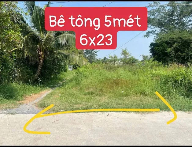 Bán Đất 138m2 có sẵn 138 m2 thổ cư giá 750 triệu tại Xã Hòa Khánh Nam Huyện Đức Hòa Long An