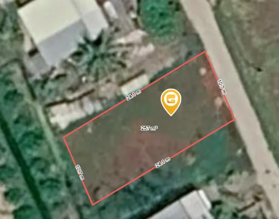 Bán Đất 257m2 có sẵn 257 m2 thổ cư giá 850 triệu tại Xã Bình Thành Huyện Đức Huệ Long An