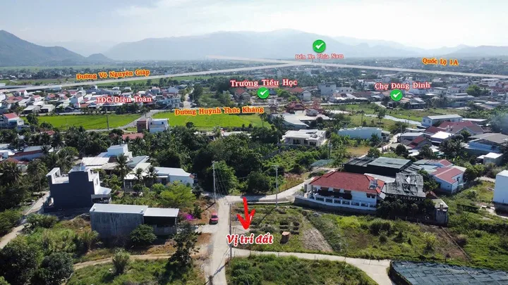 Bán Đất 111.4m2 có sẵn 60 m2 thổ cư giá 1.6 tỷ tại - Chọn - Xã Diên Toàn Huyện Diên Khánh Khánh Hòa