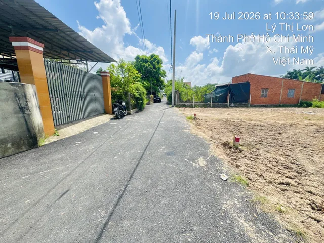 Bán Đất 100m2 có sẵn 99 m2 thổ cư giá 700 triệu tại Đường Trung Lập Xã Trung Lập Thượng Huyện Củ Chi TP. Hồ Chí Minh