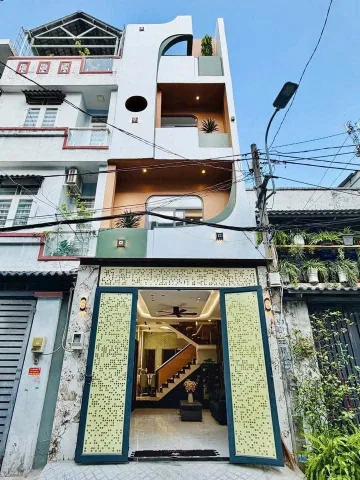 Bán nhà 4 tầng full nội thất hẻm 6m thông đường Lê Văn Thọ Gò Vấp