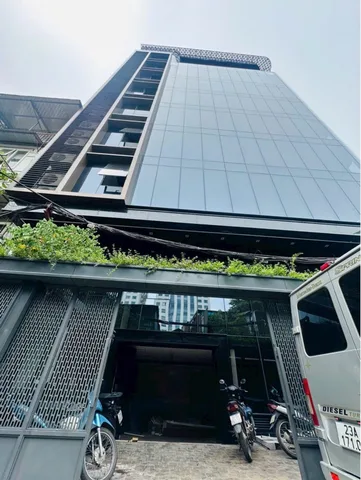 Tòa văn phòng Nghĩa Tân 110m², 10 tầng, lô góc 2 mặt tiền, giá 55 tỷ