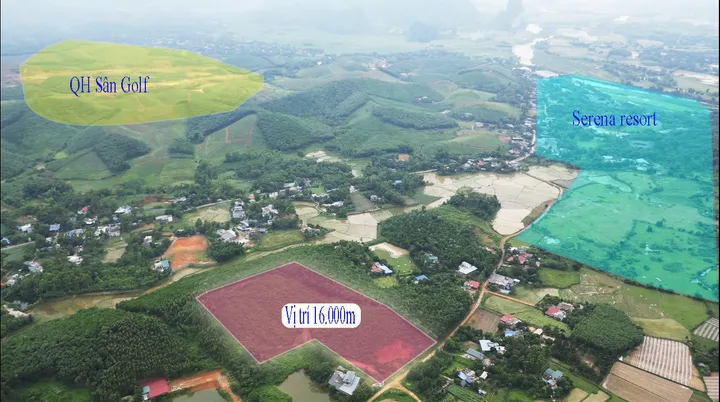 Bán Đất 16000m2 có sẵn 200 m2 thổ cư giá 9.6 tỷ tại Xã Nuông Dăm Huyện Kim Bôi Hòa Bình