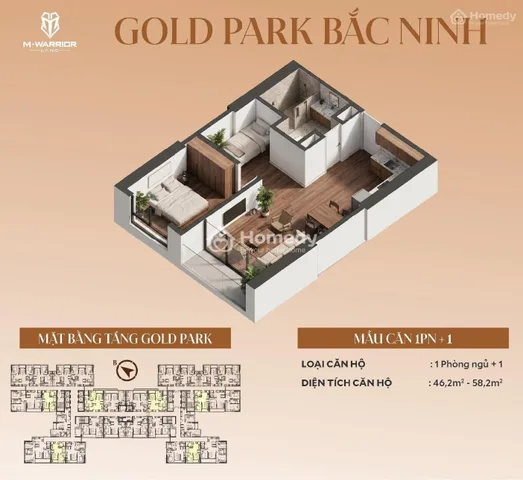 Bán Căn hộ chung cư 47m2 giá 2.1 tỷ tại - Phường Thọ Xương Thành phố Bắc Giang Bắc Giang