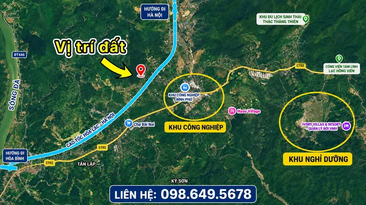 Bán Đất 84.9m2 có sẵn 84.9 m2 thổ cư giá 978 triệu tại - Chọn - Xã Mông Hóa Thành phố Hòa Bình Hòa Bình