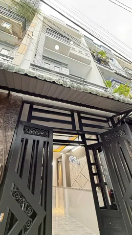 Nhỉnh 2 tỷ nhà SHC khu dân cư 3,2x10 đúc 2 lầu 3PN 3WC hẻm 3m 1 xẹt ngắn Tân Thới Hiệp 14 gần Metro Q12 cách Gò Vấp 5p
