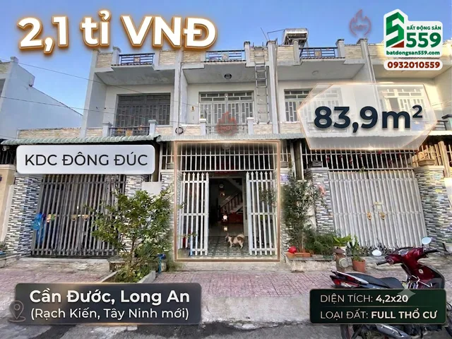 Chính chủ cần bán nhà tại Xã Rạch Kiến, Tây Ninh mới