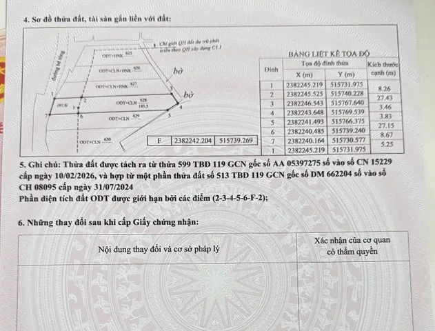 Bán Đất 186m2 có sẵn 143 m2 thổ cư giá 680 triệu tại Phường Hải Yên Thành phố Móng Cái Quảng Ninh