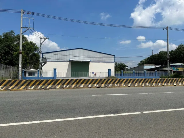 Bán Kho, nhà xưởng 3100m2 giá 30 tỷ tại đường Quốc Lộ 13 Thị trấn Lai Uyên Huyện Bàu Bàng Bình Dương