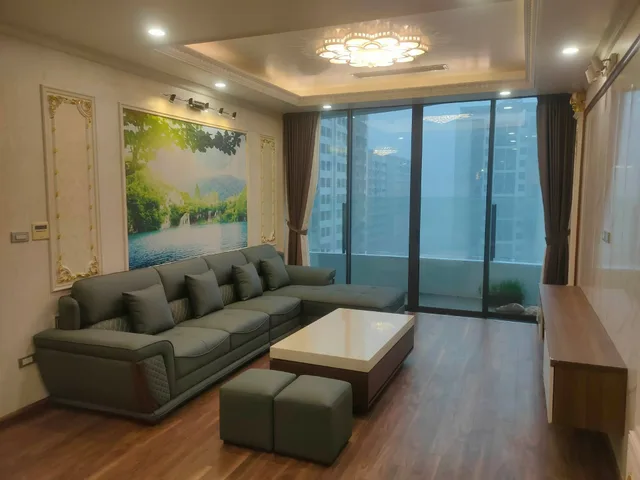 Cho thuê căn hộ chung cư N01T8 KĐT Ngoại Giao Đoàn căn góc 122m 3pn full đồ mới tinh