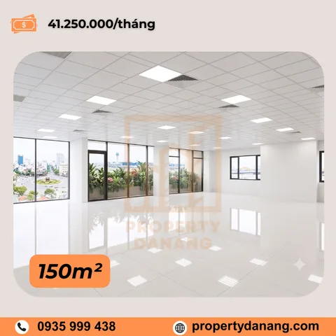 CHO THUÊ VĂN PHÒNG 150 m² – 275.000đ/m², CÓ BAN CÔNG CỰC THOÁNG, PROPERTY DANANG