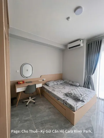 Cho Thuê Căn Hộ Cara River Park 1PN 37m² – Ban Công Rộng – Giá Chỉ 6 Triệu/Tháng