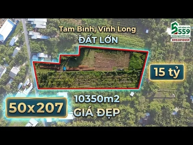 Bán đất tại Xã Hòa Lộc, Huyện Tam Bình, Tỉnh Vĩnh Long