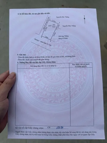 Bán Đất 92m2 có sẵn 92 m2 thổ cư giá 1.97 tỷ tại - Đông Sơn đường nhựa .l/h:076.231.9990 e Thúy