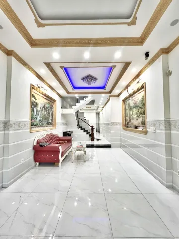 BÁN NHÀ NGUYỄN NHỮ LÃM PHÚ THỌ HÒA 90M2 3 TẦNG 9,9 TỶ HẺM XE HƠI THÔNG