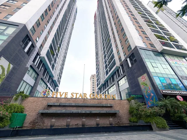 Bán CĂN CHUNG CƯ FIVE STAR ĐƯỜNG KHƯƠNG ĐÌNH. 68M2 - 2PN - 2VC.