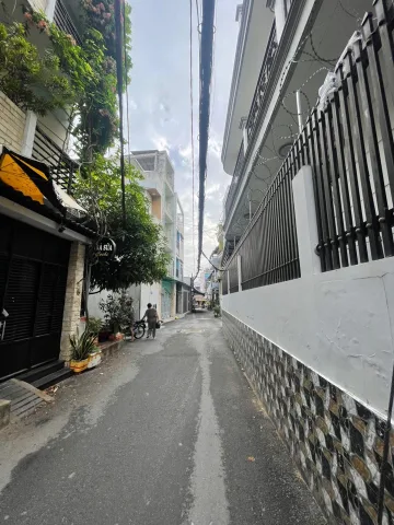 (NGAY LOTTE MART GÒ VẤP) HẺM Ô TÔ THÔNG LÊ ĐỨC THỌ - 4.7 TỶ - 38m² - NHÀ 3 TẦNG 5PN, Ô TÔ ĐỖ CỬA