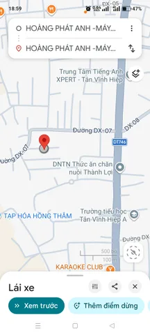 Bán Đất 100m2 có sẵn 100 m2 thổ cư giá 1.85 tỷ tại đường dx07 Phường Tân Khánh TP. Hồ Chí Minh