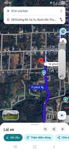 Bán Đất 100m2 có sẵn 60 m2 thổ cư giá 1.2 tỷ tại Xã Ea Tu Thành phố Buôn Ma Thuột Đắk Lắk