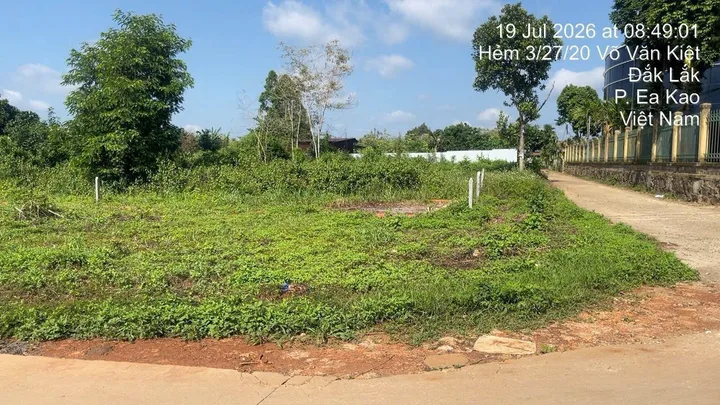 Bán Đất 159.3m2 có sẵn 44.7 m2 thổ cư giá 1.29 tỷ tại Phường Ea Tam Thành phố Buôn Ma Thuột Đắk Lắk