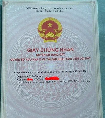CHÍNH CHỦ BÁN ĐẤT MẶT TIỀN ĐT749 – XÃ LONG HÒA, HUYỆN DẦU TIẾNG, BÌNH DƯƠNG