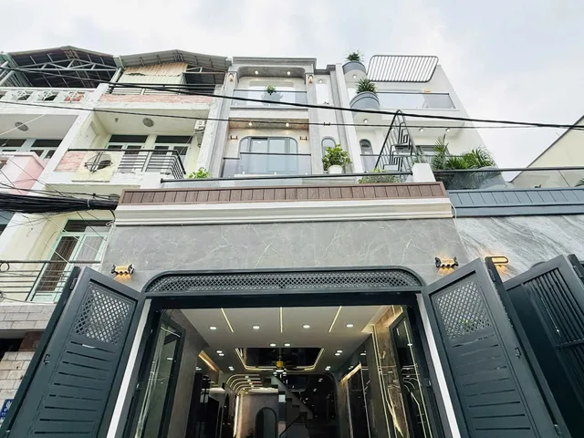 Bán nhà mới full nội thất 4 tầng hẻm xe hơi Quang Trung p14 Gò Vấp, vị trí gần emart Phan Huy Ích