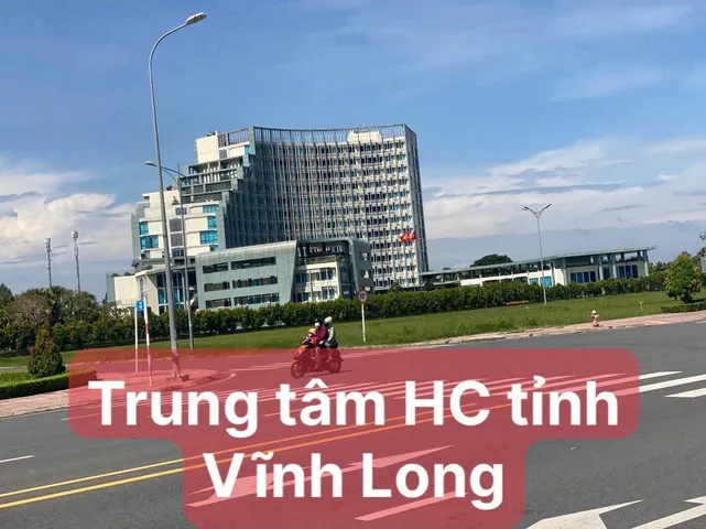 Bán lô góc 144m2 giá 5.76 tỷ tại Đường D7A KDC trung tâm hành chính tỉnh Vĩnh Long