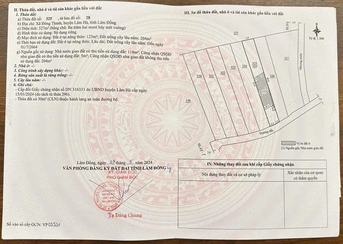 02 lô liền kề ở xã Đông Thanh ngay cổng chào chỉ 300m ra đường nhựa. Giá 750 triệu