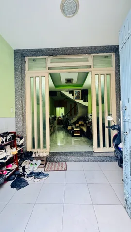 BÁN NHÀ HẺM 500 ĐOÀN VĂN BƠ 3 TẦNG 2 SÂN THƯỢNG TRƯỚC SAU QUẬN 4