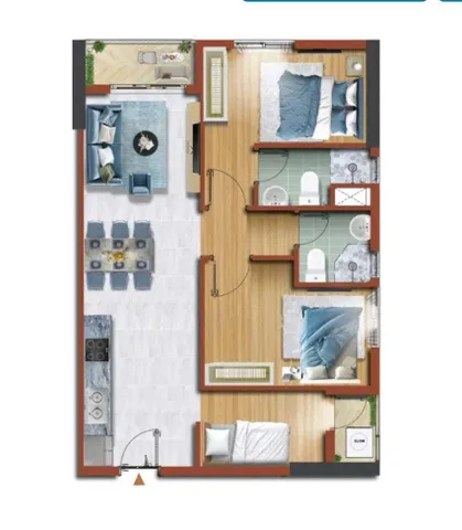 Duy nhất 100 suất Đầu tư 2PN view hồ bơi tại Destino,Cam kết thuê lại 4%/ năm