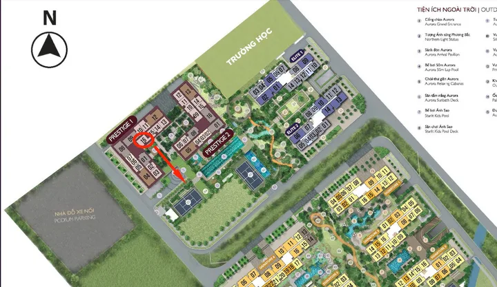 BÁN bằng giá HĐMB tại Lumi Hà Nội - 2PN [P1] - dt 71m2 - bc Đông Nam đón gió