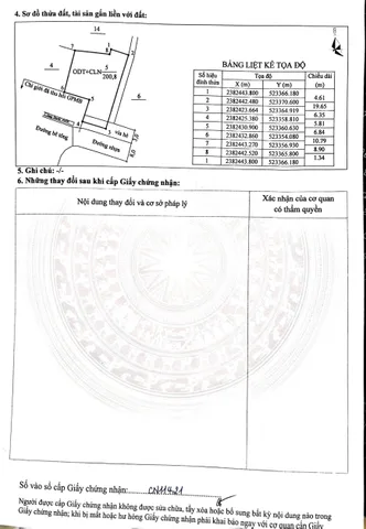 Bán Đất 208m2 có sẵn 140 m2 thổ cư giá 5.2 tỷ tại Phường Hải Hoà Thành phố Móng Cái Quảng Ninh